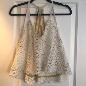 Free People Crochet Tank